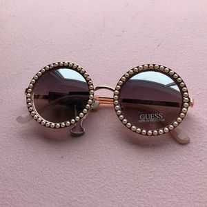 GUESS Pink Pearl Sunglasses